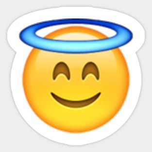 smiling-face-with-halo Sticker